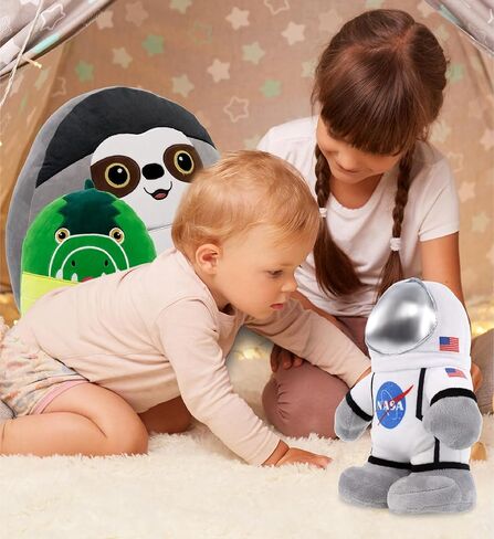 لعبة قطيفة محشوة لرواد الفضاء من دوليبو سناج موشيز - ألعاب ناعمة إسفنجية فائقة المحبوب، قطيفة كبيرة محشوة قابلة للاحتضان للفتيات والفتيان، وسادة محشوة لطيفة للأطفال - 9 بوصات in Kuwait