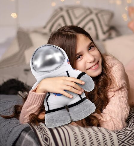 لعبة قطيفة محشوة لرواد الفضاء من دوليبو سناج موشيز - ألعاب ناعمة إسفنجية فائقة المحبوب، قطيفة كبيرة محشوة قابلة للاحتضان للفتيات والفتيان، وسادة محشوة لطيفة للأطفال - 9 بوصات in Kuwait