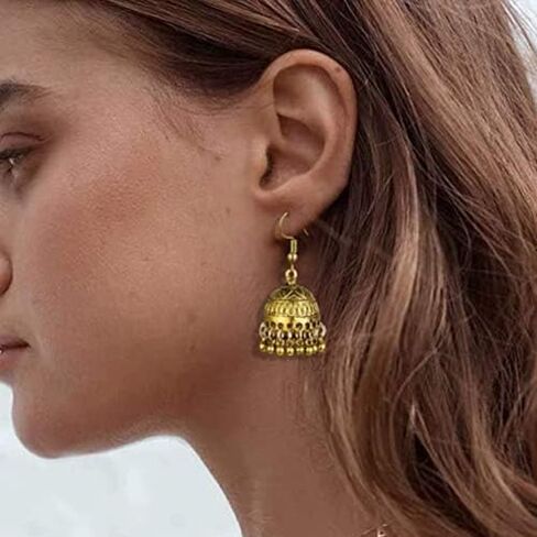 Tribal jewelry round earrings tassel earrings gold/silver in Saudi Arabia