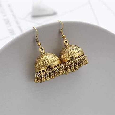 Tribal jewelry round earrings tassel earrings gold/silver in Saudi Arabia