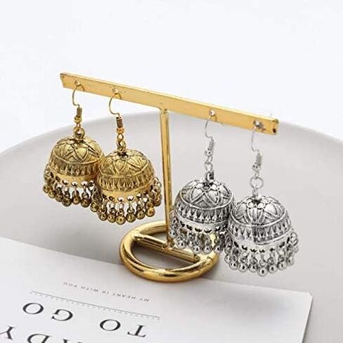 Tribal jewelry round earrings tassel earrings gold/silver in Saudi Arabia