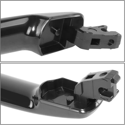DNA MOTORING Front Driver/Passenger Outer Door Handle Compatible with 05-12 Nissan Pathfinder, w/o Smart Entry, Black, OEM-DHO-01396 in Saudi Arabia