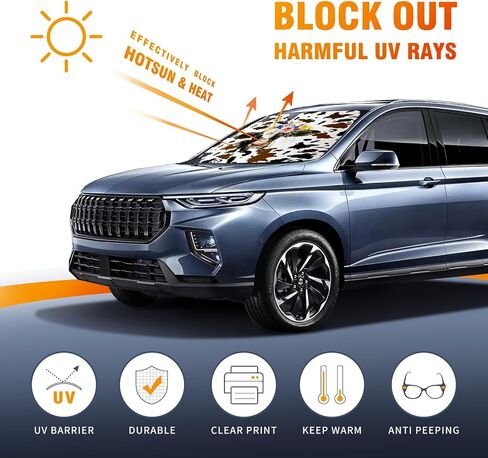 Soleil Cosmos Astrology Car Windshield Sunshade,Folding Sun Shade Auto Sun Visor Heat Protection Front Window, Car Sunscreen Blocks UV Rays and Keeps Vehicle Cool (55 x 30 Inch) in Saudi Arabia