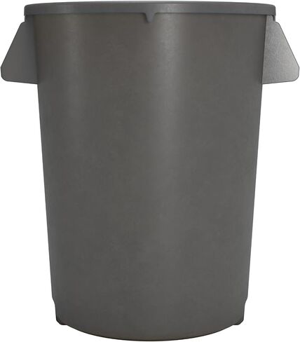 SPARTA Bronco Waste Container Trash Container, Round Trash Bin for Disposal, 32 Gallons, Gray, (Pack of 4) in Saudi Arabia
