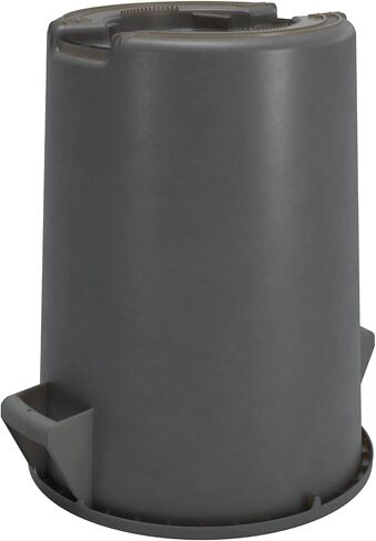 SPARTA Bronco Waste Container Trash Container, Round Trash Bin for Disposal, 32 Gallons, Gray, (Pack of 4) in Saudi Arabia