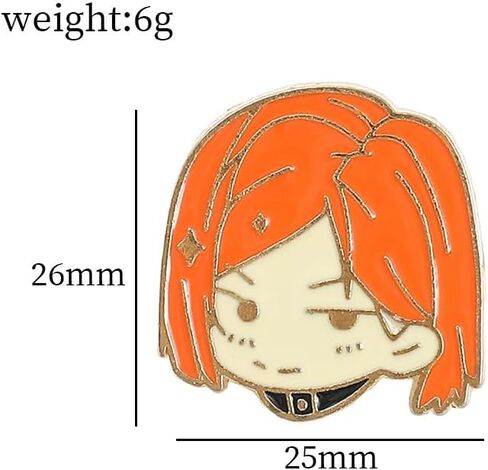 Jujutsu Pins 8pcs Kaisen Anime jjk Figure Brooch Cosplay Pin Gift for Fans in Saudi Arabia