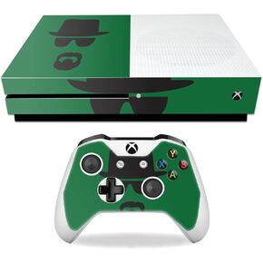 غلاف MightySkins متوافق مع جهاز Microsoft Xbox One S - Breaking Badass | غطاء ملتف واقٍ ومتين وفريد ​​من نوعه من الفينيل | سهل التطبيق والإزالة وتغيير الأنماط | صنع في الولايات المتحدة الأمريكية