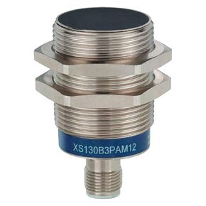 XS630B1NAM12 Universal Series Inductive Proximity Sensor, Multi-Function, Metal 30-mm Barrel, 2-Wire AC/DC Wiring, PNP Input, NO Output, M12 Micro-Connector