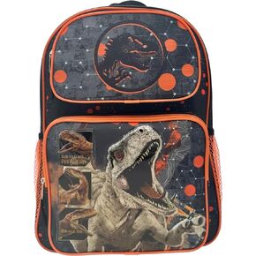 Fast Forward Kid’s Licensed 16" Large School Backpacks with Multiple Pockets (Jurassic World)