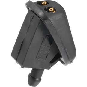 Motoforti Windshield Wiper Washer Nozzle Spray Jet, for Mini Cooper 2002-2008, Plastic, No.61667146377, Black