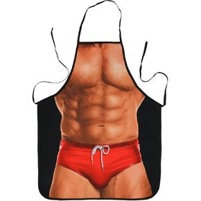 Apron Kitchen Chef Cooking Gag Gift Creative Funny Grilling Baking