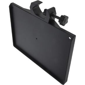Microphone Stand Tray - Adjustable Mic Stand Tray Clamp On Utility Shelf Stand Rack Tray Holder for Singing Podcast Recording Streaming Stage