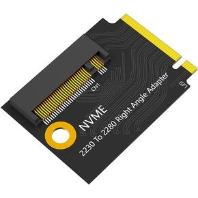 NVME M-Key 2230mm to 2280mm Angled Extension SSD Upgrade Adapter for ROG Ally Gaming