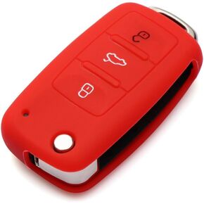 غطاء حماية من السيليكون لمفتاح التحكم عن بعد من السيليكون 9 moon® FOB لسيارة VW Volkswagen New
