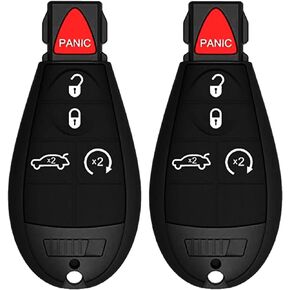 Replacement fit for Uncut Keyless Entry Remote Car Key Fob for Chrysler 300 2008-2014, Dodge Durango 2011-2013,Challenger, Charger 2008-2014, Grand Cherokee 2008-2014,2008 Magnum M3N5WY783X (433MHz)