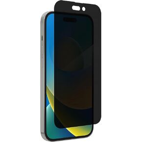 ZAGG InvisibleShield Glass Privacy Screen Protector for iPhone 13, iPhone 13 Pro, and iPhone 14 – 5X Impact and Scratch Protection, Tempered Glass, Smudge-Free, Four-way Side View Privacy, Clear
