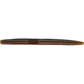 Gary Yamamoto 5" SENKO DARK GREEN PUMPKIN W/ AMBER LAMINATE (10 PACK)