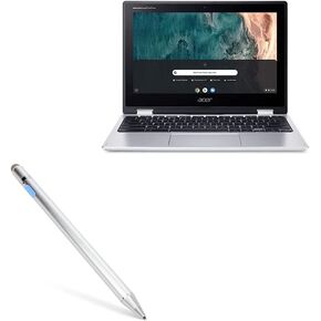 BoxWave Stylus Pen Compatible with Acer Chromebook Spin 311 (CP311-2H) - AccuPoint Active Stylus, Electronic Stylus with Ultra Fine Tip for Acer Chromebook Spin 311 (CP311-2H) - Metallic Silver