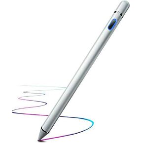 Stylus Pencil Compatible for Apple,Active Stylus Pen for Touch Screens, 1.5mm Metal Fine Point High Sensitivity Digital Stylus Pen Compatible with i-Pad,Android Tablet and Other Touch Screen (Black)