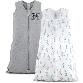 The Peanutshell Wearable Blanket Sleep Sack for Baby Girls, Farmhouse Floral, Sizes up to 12 Months (Small/Medium)