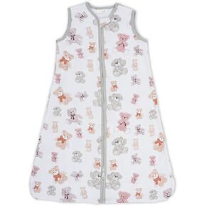 Baby Sleep Sack, 100% Organic Cotton Wearable Blanket, 2-Way Zipper Sleeping Sack