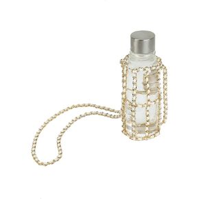 Crochet Chain Water Bottle Holder Purse with Cross Body Shoulder Sling - Standard Size, Also for your Reusable, Hydro Flask Bottle - Choose your favourite Color, Water Bottle Carrier - Also Great Gift