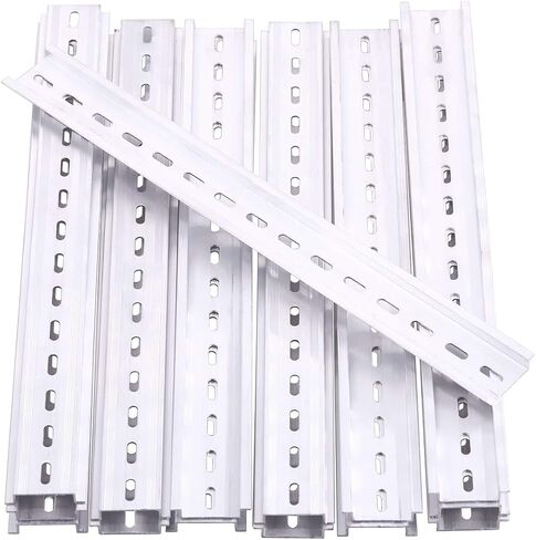 Keadic 15Pcs DIN Rail Slotted Aluminum, 4 Inches Long 35mm Wide 7.5mm High in Saudi Arabia
