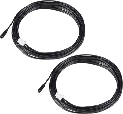 Uxcell 2pcs 10K NTC مسبار استشعار درجة الحرارة 6.6ft كابل تمديد ميزان الحرارة الرقمي in Kuwait