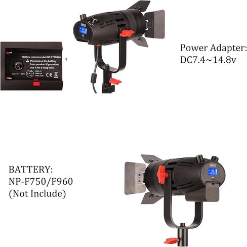 Came-TV 3 Pack Led Video Light Boltzen B-30W COB Fresnel Focusable Video Lights 5600K بدون مروحة LED فيديو ضوء النهار عالي CRI96+ TLCI97+Dimmable 0%-100% باب الحظيرة قابل للإزالة، مجموعة إضاءة Stuido in Kuwait