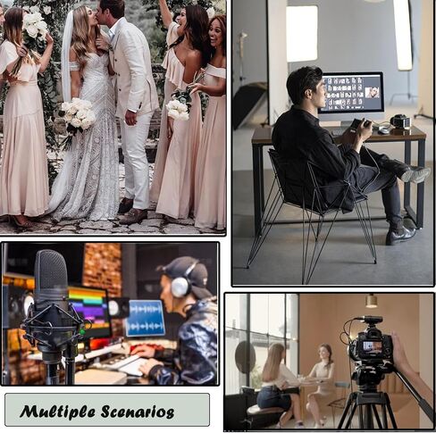 Came-TV 3 Pack Led Video Light Boltzen B-30W COB Fresnel Focusable Video Lights 5600K بدون مروحة LED فيديو ضوء النهار عالي CRI96+ TLCI97+Dimmable 0%-100% باب الحظيرة قابل للإزالة، مجموعة إضاءة Stuido in Kuwait