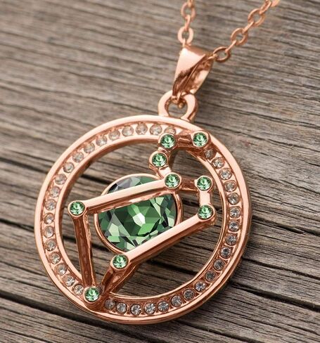 مجموعة مجوهرات Leafael Superstar Zodiac Necklace الأساور، برج الأسد، مطلي بالذهب الوردي عيار 14 قيراط in Saudi Arabia