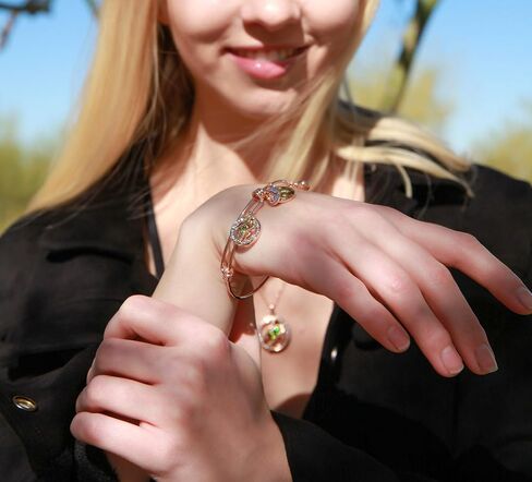 مجموعة مجوهرات Leafael Superstar Zodiac Necklace الأساور، برج الأسد، مطلي بالذهب الوردي عيار 14 قيراط in Saudi Arabia