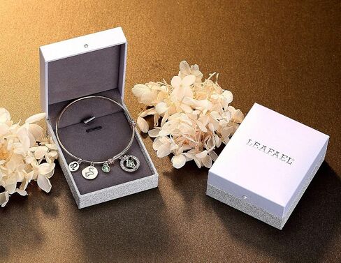 مجموعة مجوهرات Leafael Superstar Zodiac Necklace الأساور، برج الأسد، مطلي بالذهب الوردي عيار 14 قيراط in Saudi Arabia