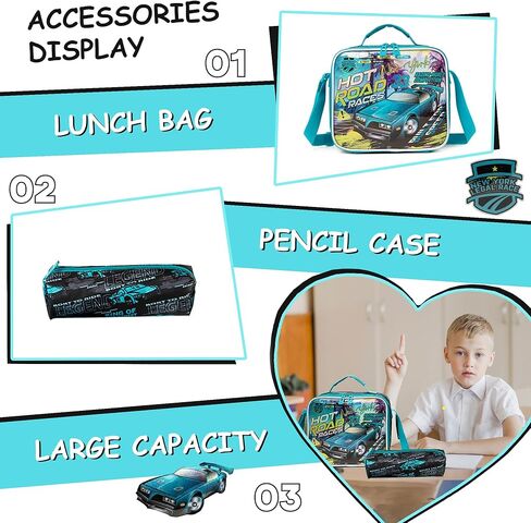 Meetbelify Kids Rolling Backpack with Wheels for Boys Rolling Backpacks with Lunch Box for Elementary School Students 3 in 1 Travel Luggage Suitcase for Boys Age 8-10 in Kuwait