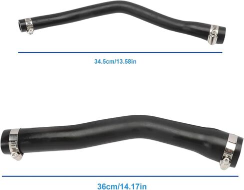 Fuel Fill and Vent Hoses Combo with Clamps Fits for Cherokee XJ 1997-2001 Gas Hoses Replaces 52100131AD 52100132AB in Saudi Arabia