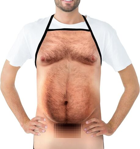 Apron Kitchen Chef Cooking Gag Gift Creative Funny Grilling Baking in Kuwait