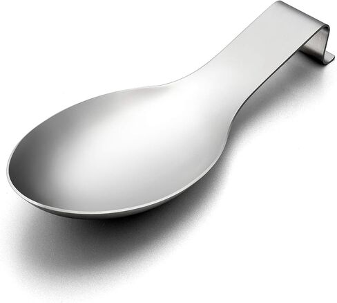 LIANYU Stainless Steel Spoon Rest, Spatula Ladle Holder, Heavy Duty, Dishwasher Safe in Saudi Arabia
