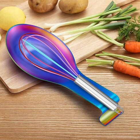 LIANYU Stainless Steel Spoon Rest, Spatula Ladle Holder, Heavy Duty, Dishwasher Safe in Saudi Arabia