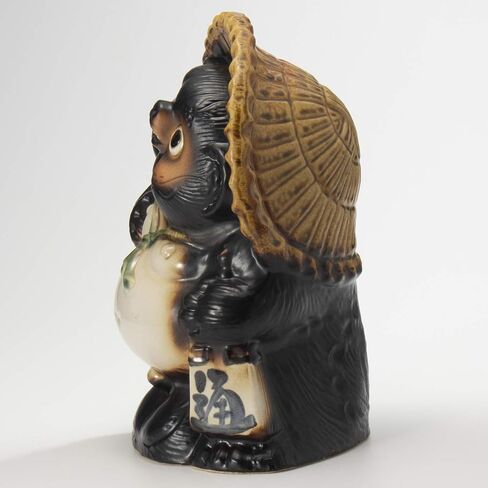Marui Pottery MR-A098-06 Shigaraki Pottery Figurine Lucky Raccoon Raccoon Pottery Large Size 8 Width 8 Width 8 x Height 10.2 inches (21 cm) x Height 10.2 inches (26 cm), Lucky Charm, Gift, Ceramic in Saudi Arabia