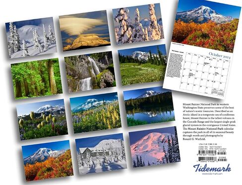 Mount Rainier National Park 2024 Calendar in Saudi Arabia