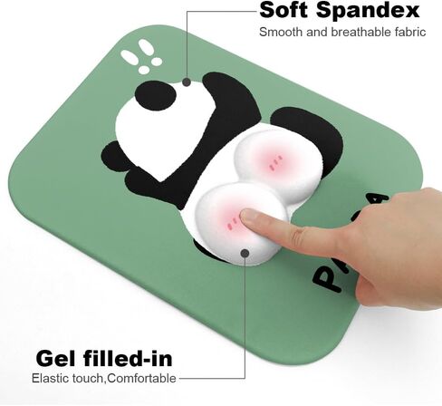 Ergonomic Mouse Pad with Wrist Rest Support,3D Gel Mouse Pad Wrist Support for Gaming Office Computer Laptop,Pain Relief with Non-Slip PU Base,Cute Panda Butt Design Large Mouse Pads for Gift in Saudi Arabia