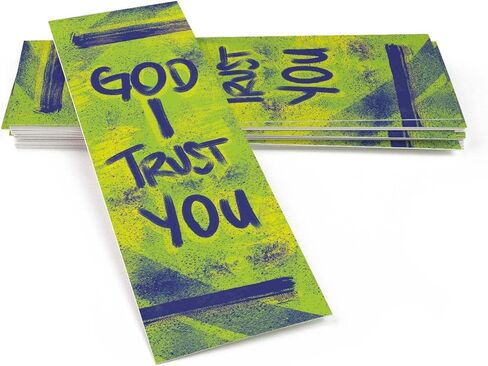 Children and Youth Bookmark, Faith Can Walk on Water, Matthew 14:29, Pack of 25, Handouts for Classroom, Sunday School, and Bible Study in Kuwait