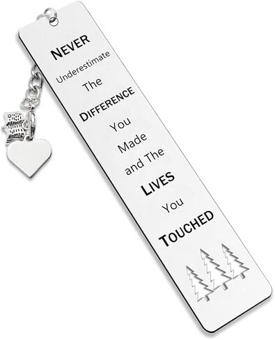 Inspirational Stainless Steel Bookmark for Women, Men, Friends, Teachers, Coworkers, Book Lovers Retirement, Graduation, Christmas, Birthday Gift in Kuwait
