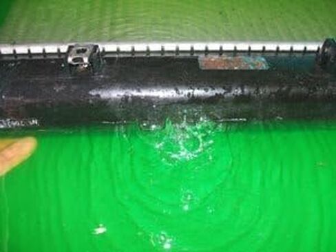 Plasma Table Green Cutting Fluid Powder & Radiator Repair Test Tank Cleaner - 1 Bag, 12 Oz - Green Fluorescent Dye for Leak Detection - Made in USA in Saudi Arabia