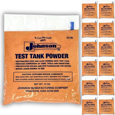 Plasma Table Green Cutting Fluid Powder & Radiator Repair Test Tank Cleaner - 1 Bag, 12 Oz - Green Fluorescent Dye for Leak Detection - Made in USA in Saudi Arabia