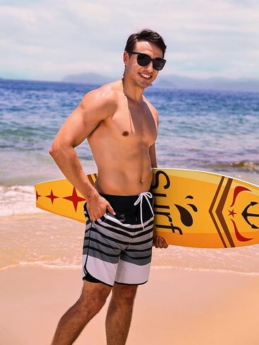 شورت سباحة رجالي من SILKWORLD سريع الجفاف 2 في 1 مع بطانة مضغوطة in Kuwait