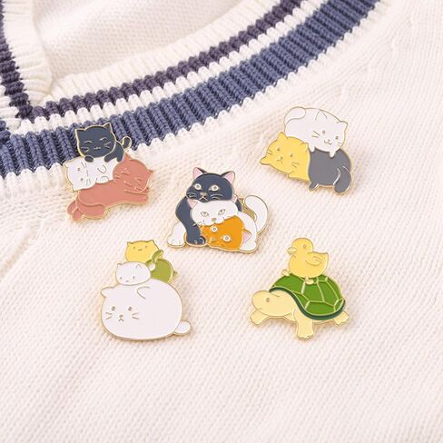 3 Pack Ladybug brooch pin Crystal Insect Cute Animal Enamel Lapel Safety Pin Fashion Ladies Jewelry Gift in Saudi Arabia
