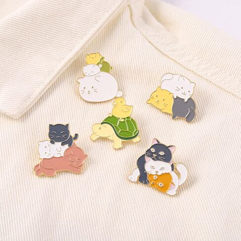 3 Pack Ladybug brooch pin Crystal Insect Cute Animal Enamel Lapel Safety Pin Fashion Ladies Jewelry Gift in Saudi Arabia