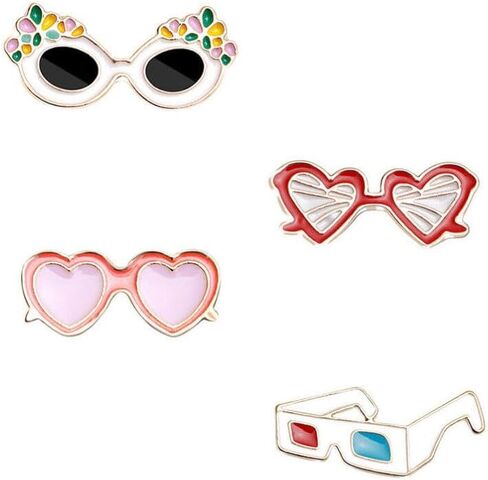 BESTOYARD Beach Style Brooches Small Gifts for Women Funny Lapel Womens Sunglasses Costume Props Decoration Summer Sunglasses Clothes Brooches Summer Decor Enamel Dress Hawaii Miss in Saudi Arabia