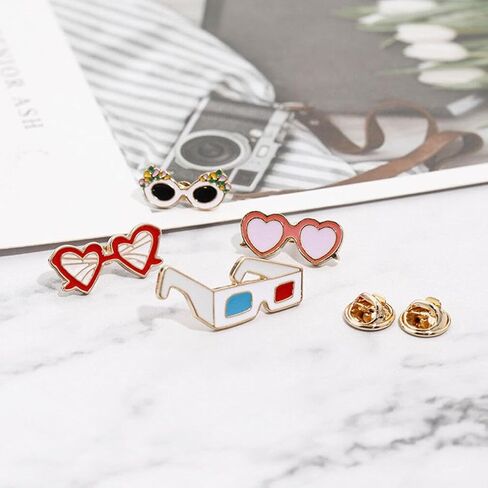 BESTOYARD Beach Style Brooches Small Gifts for Women Funny Lapel Womens Sunglasses Costume Props Decoration Summer Sunglasses Clothes Brooches Summer Decor Enamel Dress Hawaii Miss in Saudi Arabia